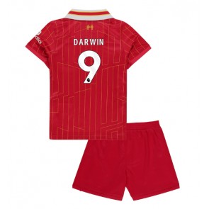 Liverpool Darwin Nunez #9 Replika Babytøj Hjemmebanesæt Børn 2024-25 Kortærmet (+ Korte bukser)